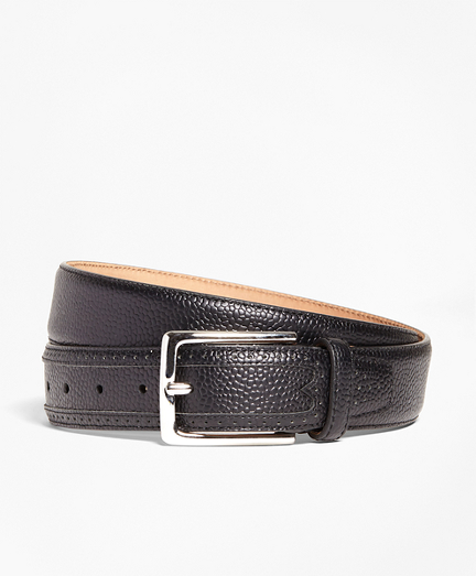 Pebble Leather Belt Brooks Brothers
