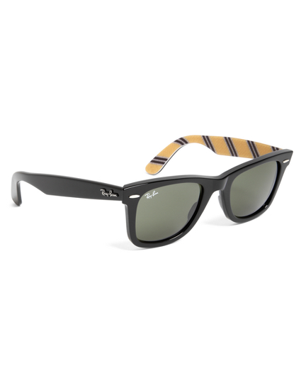 Ray-Ban&reg; Wayfarer Sunglasses with Yellow BB#1 Rep Stripe