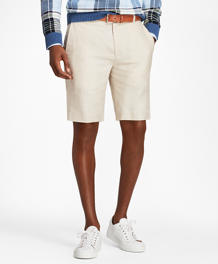 Cotton Bermuda Shorts - Brooks Brothers