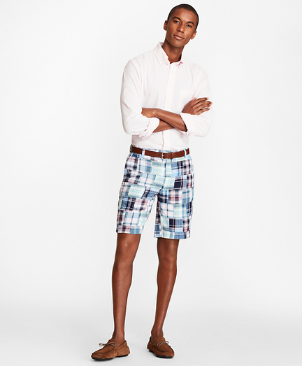Patchwork Madras Shorts - Brooks Brothers