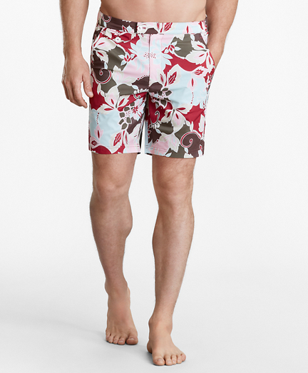 Newport 7" Floral Swim Trunks