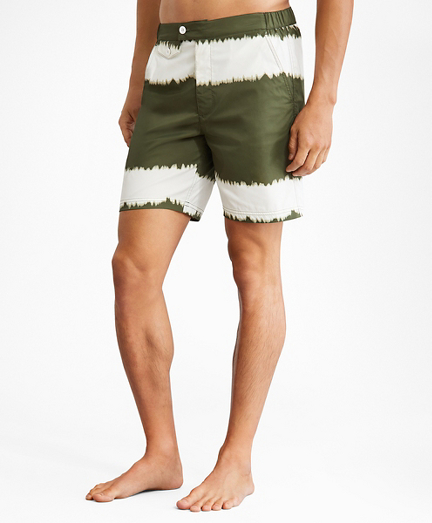 tie dye swim trunks