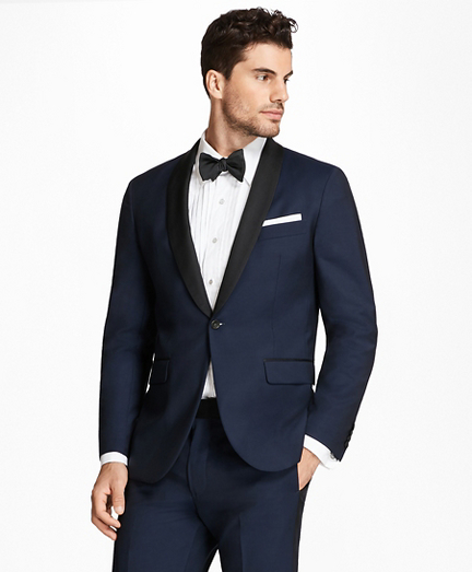 Milano Fit Shawl Collar Navy Tuxedo 