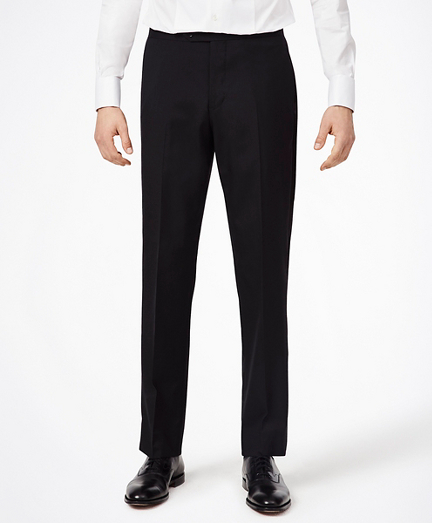 Regent-Fit Wool Tuxedo Pants 