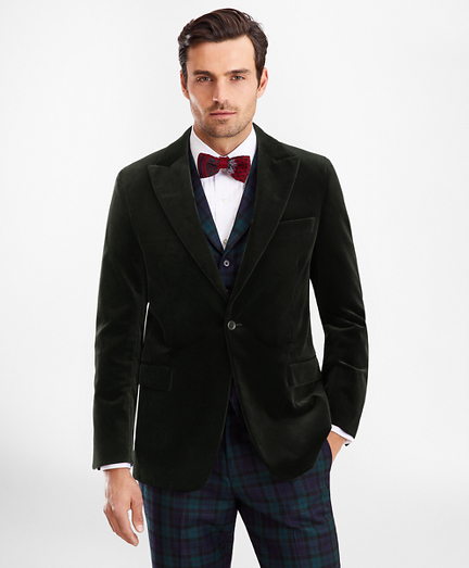 Regent Fit Velvet Tuxedo Jacket 