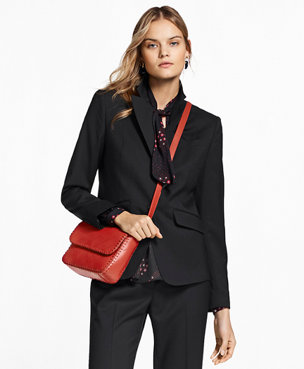 Petite Wool Two-Button Jacket