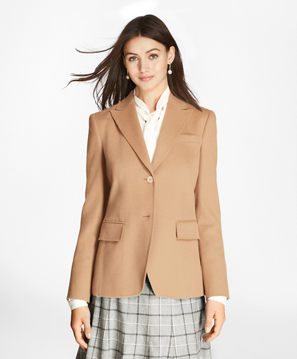brooks brothers womens camel hair coat
