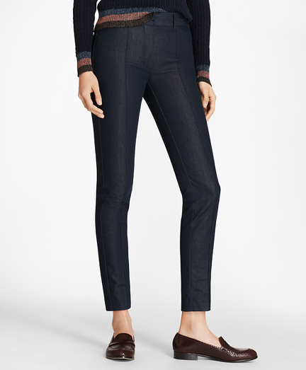 Petite Denim Ankle Pants