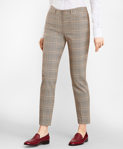 women's petite plaid pants