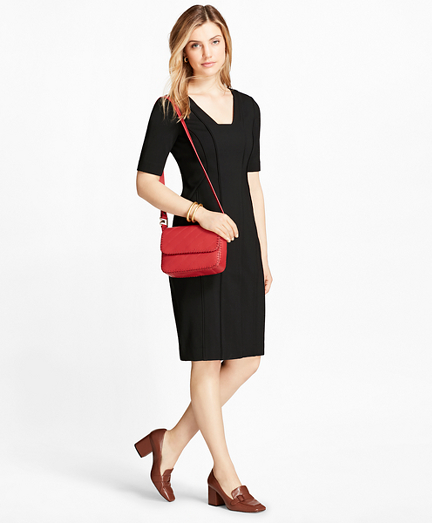 Petite Ponte Sheath Dress