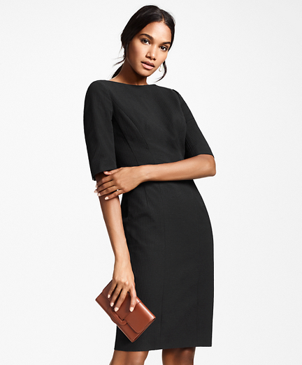 brooks brothers black dress