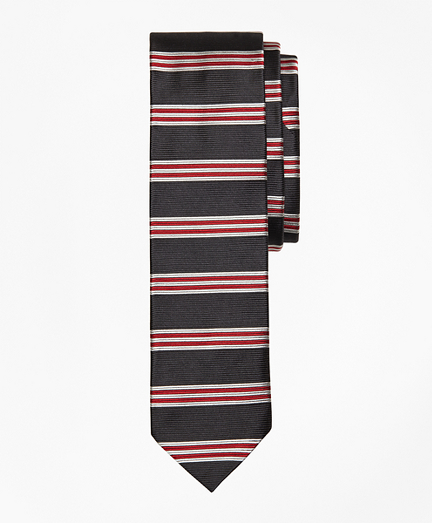 Horizontal BB#1 Stripe Slim Tie