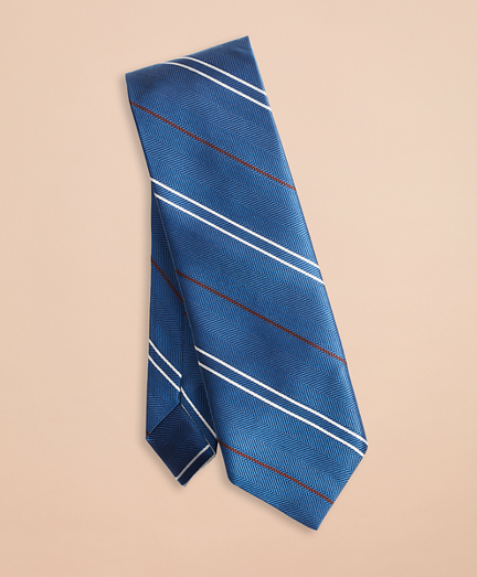Twill Stripe Silk Tie