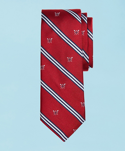  Head Of The Charles&reg; Regatta Mini BB#1 Stripe Slim Tie