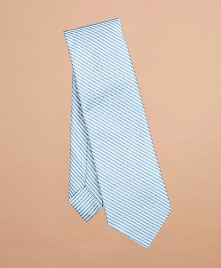 Striped Silk-Blend Tie