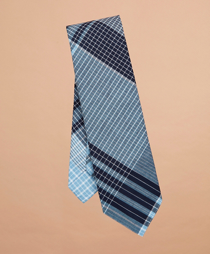 Checked Madras Tie