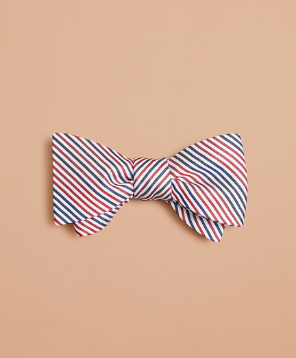 Alternating Stripe Bow Tie