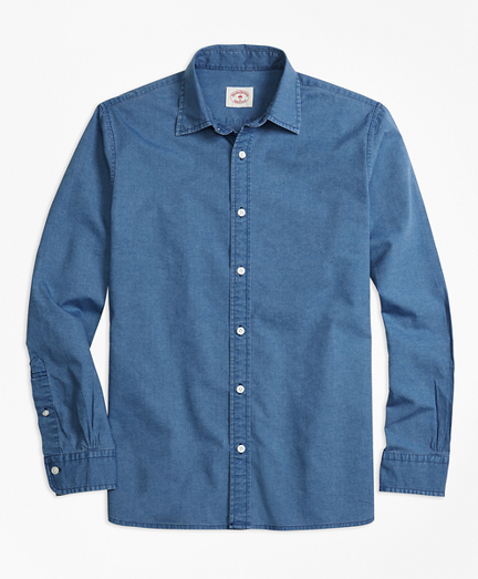 brooks brothers chambray shirt