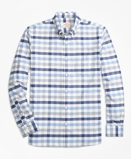 checked oxford shirt