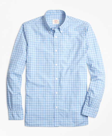 Check End-On-End Broadcloth Sport Shirt