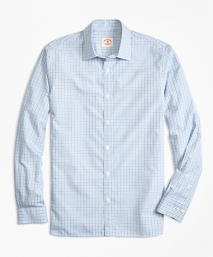 Check Nine-to-Nine Cotton Poplin Shirt