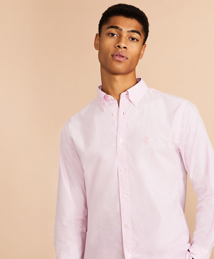 Garment-Dyed Broadcloth Sport Shirt 