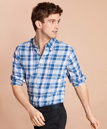 brooks brothers madras shirt