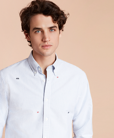 brooks brothers embroidered shirts