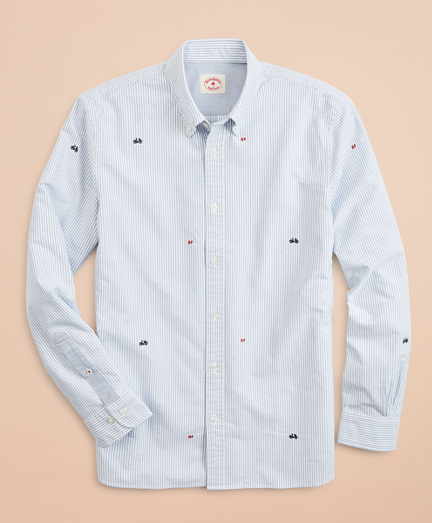 brooks brothers embroidered shirts