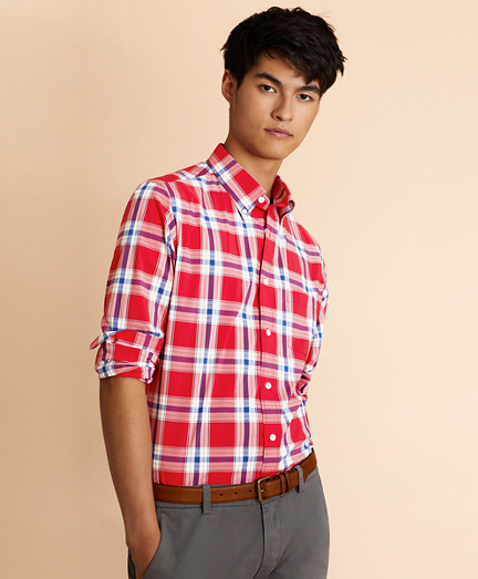 Performance Series Plaid Poplin Shirt