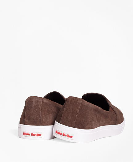 Suede Slip-On Sneakers - Brooks Brothers