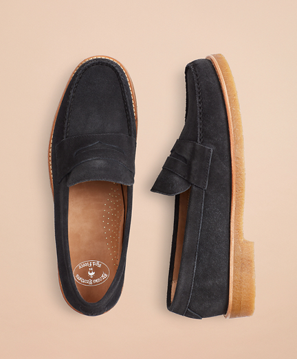 Suede Loafers - Brooks Brothers