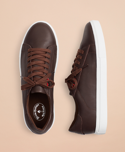 Leather Sneakers - Brooks Brothers