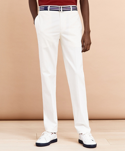 Cotton-Blend Stretch Trousers - Brooks Brothers