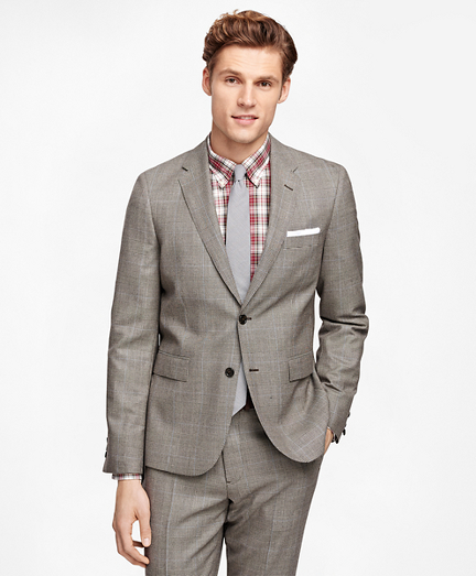 red plaid suit jacket