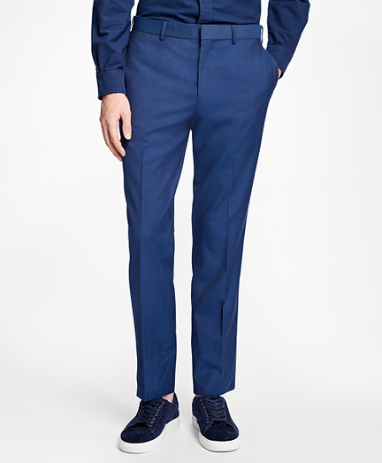 Slim-Fit Stretch-Wool Suit Trousers