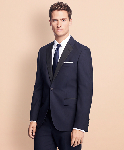 Slim-Fit Stretch-Wool Tuxedo - Brooks 