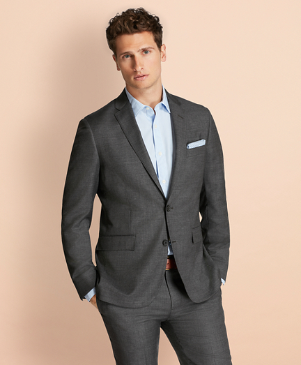 brooks brothers charcoal grey suit