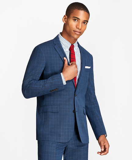 brooks brothers flannel suit