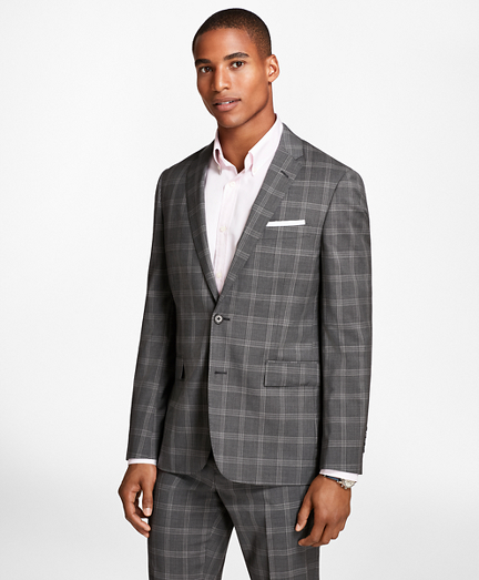 brooks brothers gray suit