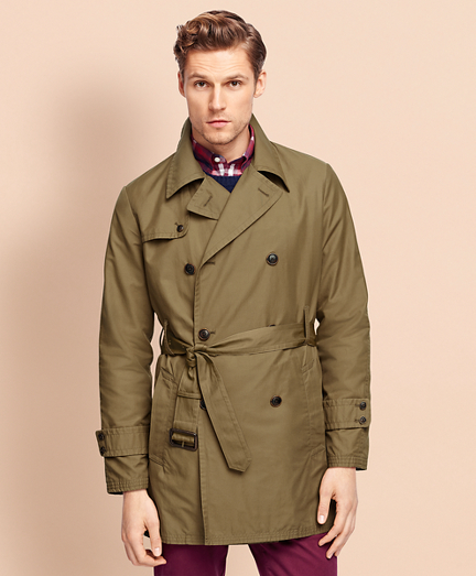 Men's Double-Breasted Trench Coat 