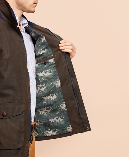 brooks brothers waxed jacket