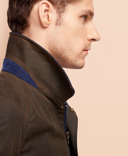 brooks brothers waxed jacket