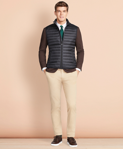 brooks brothers puffer vest