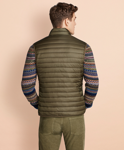 brooks brothers puffer vest