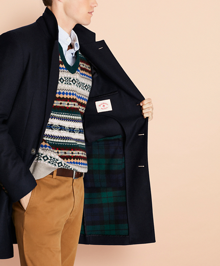 brooks brothers topcoat