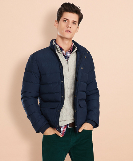 brooks brothers puffer jacket