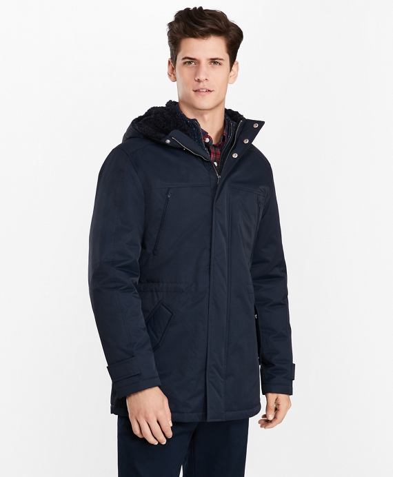 Sherpa-Lined Water-Repellent Parka - Brooks Brothers