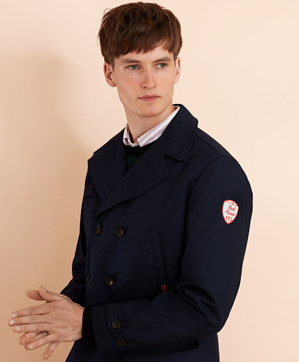 brooks brothers mens peacoat