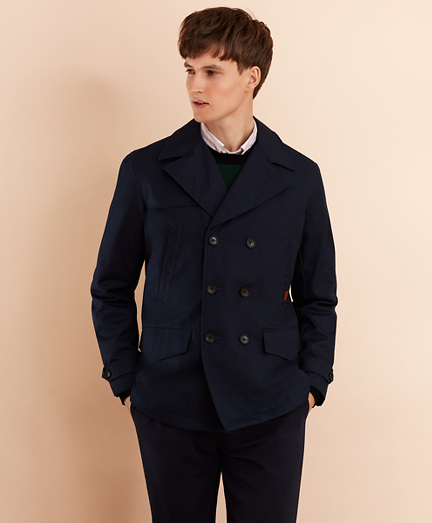 brooks brothers peacoat mens